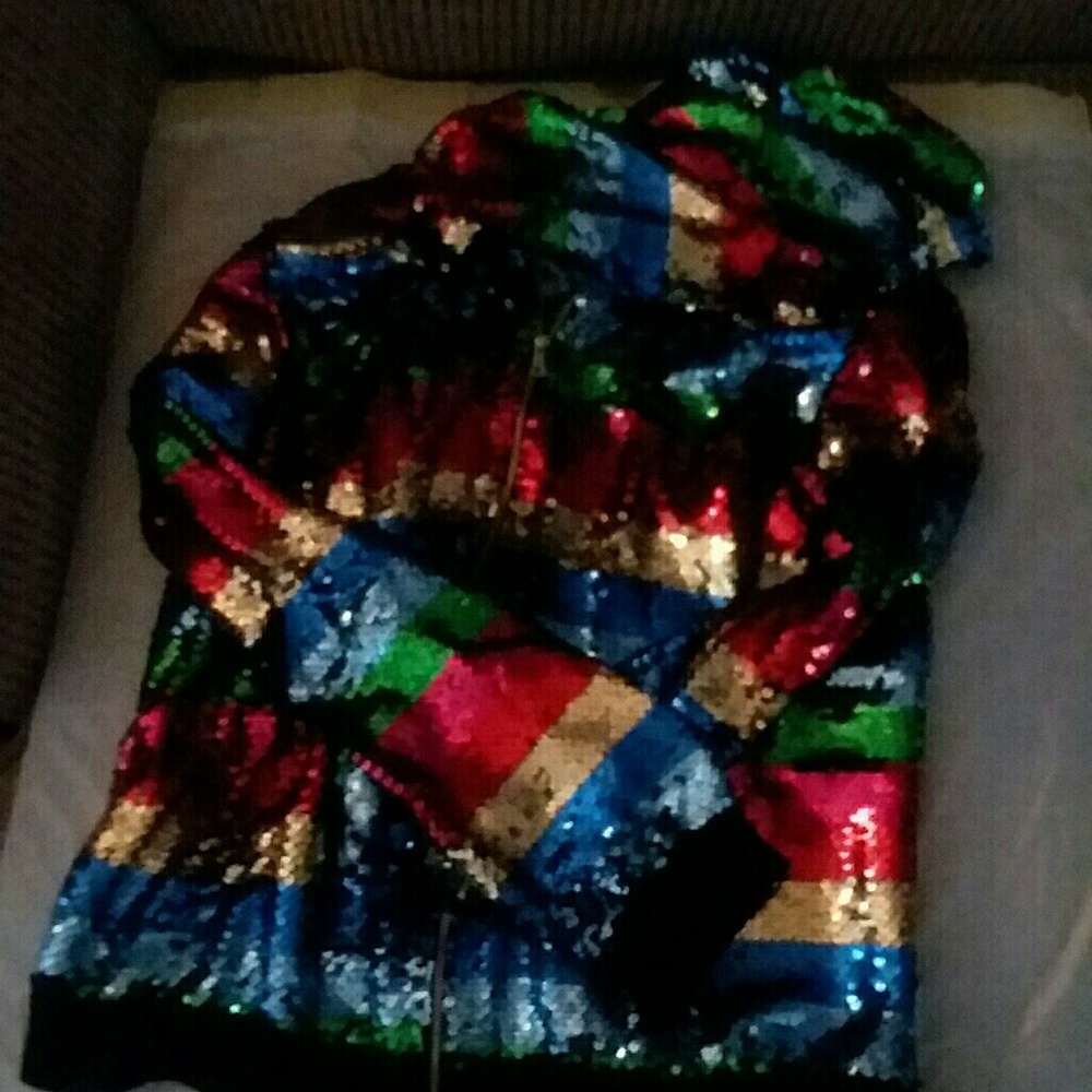 Sequins Rainbow Jacket